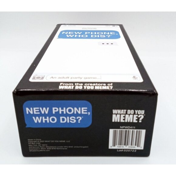 New Phone Who Dis? Adult Party Card Game Offline Text Messaging Ages 17 and Up - Picture 5 of 15